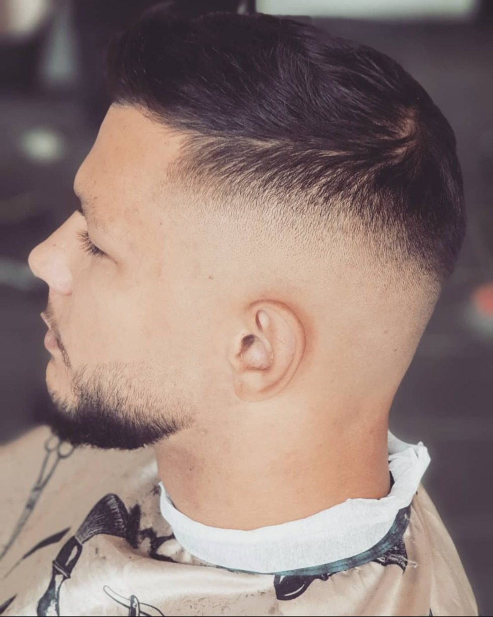 Slick Back mit Fade